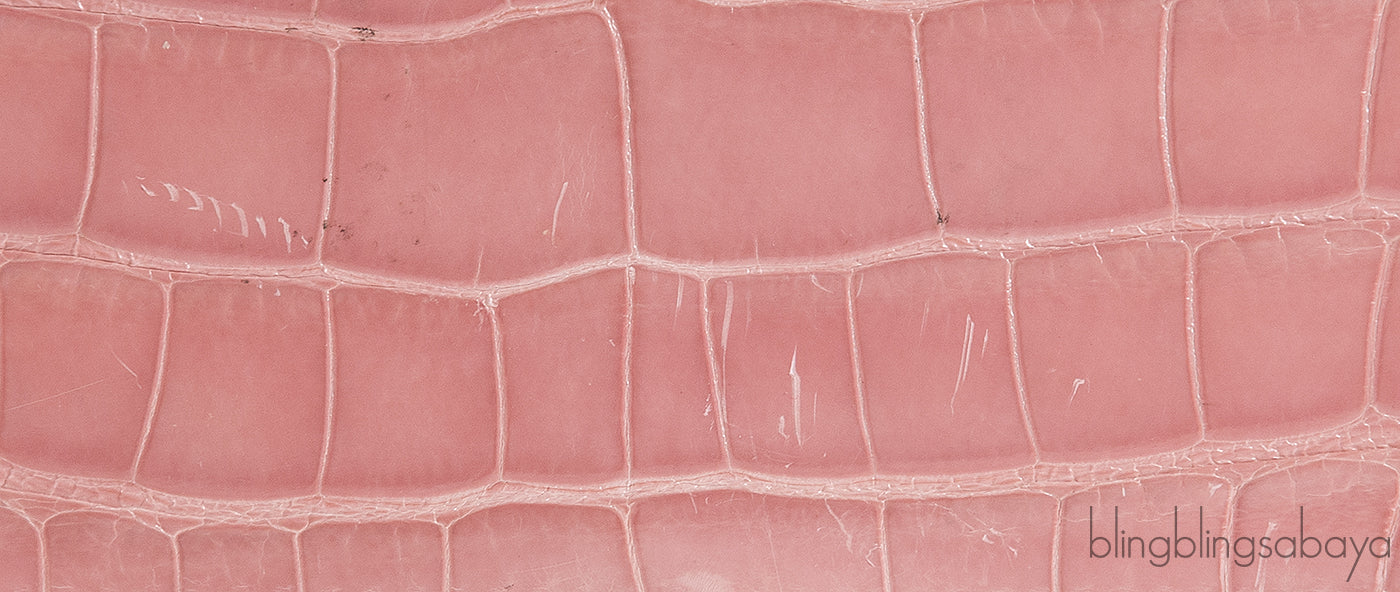 Capucine Vieux Rose Crocodile BB