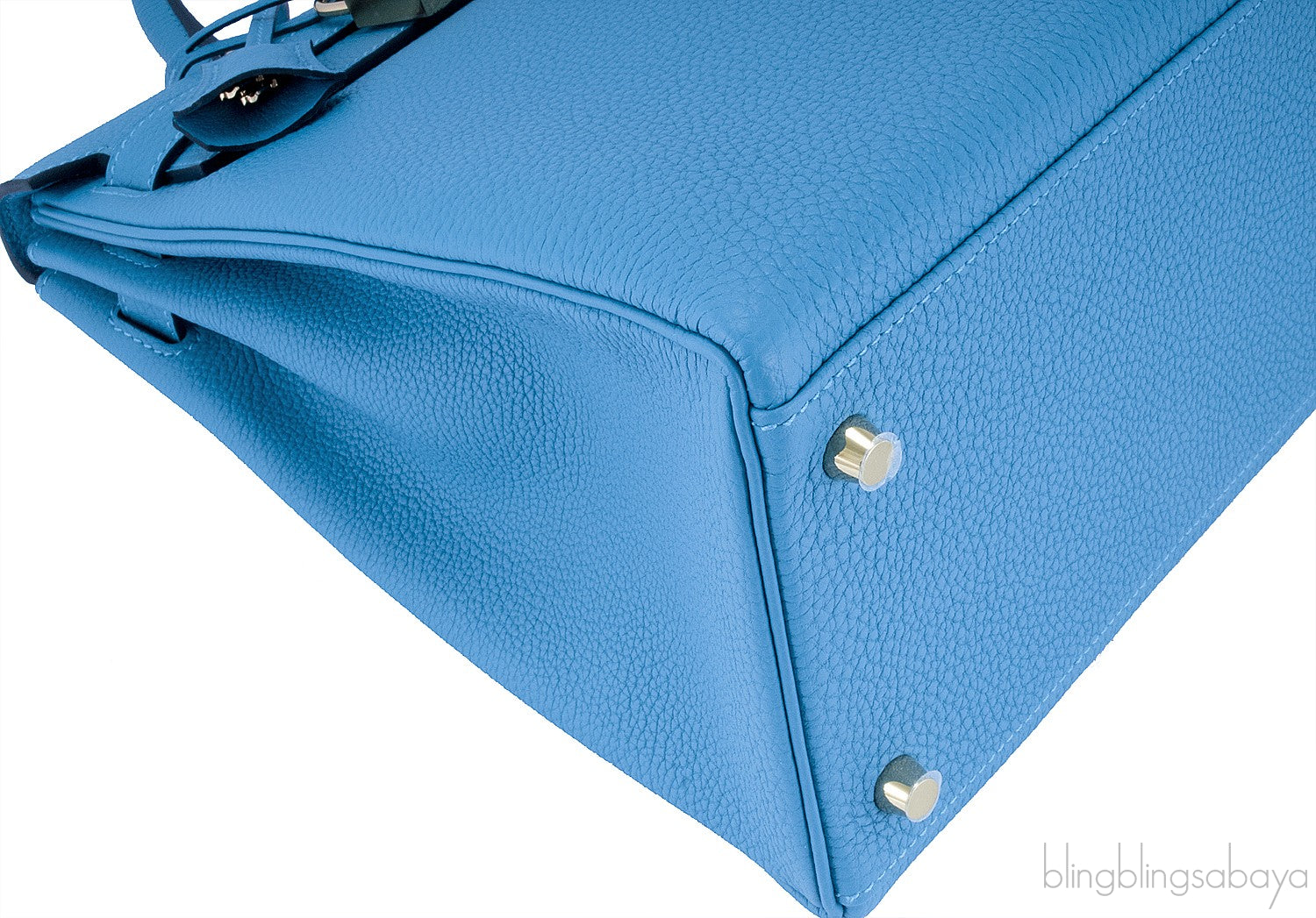 Kelly 35 Blue Turquoise Togo GHW