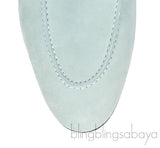 Paris Loafer Suede Vert Embrun Loafer Shoes