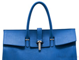 Blue Round Tube Bag