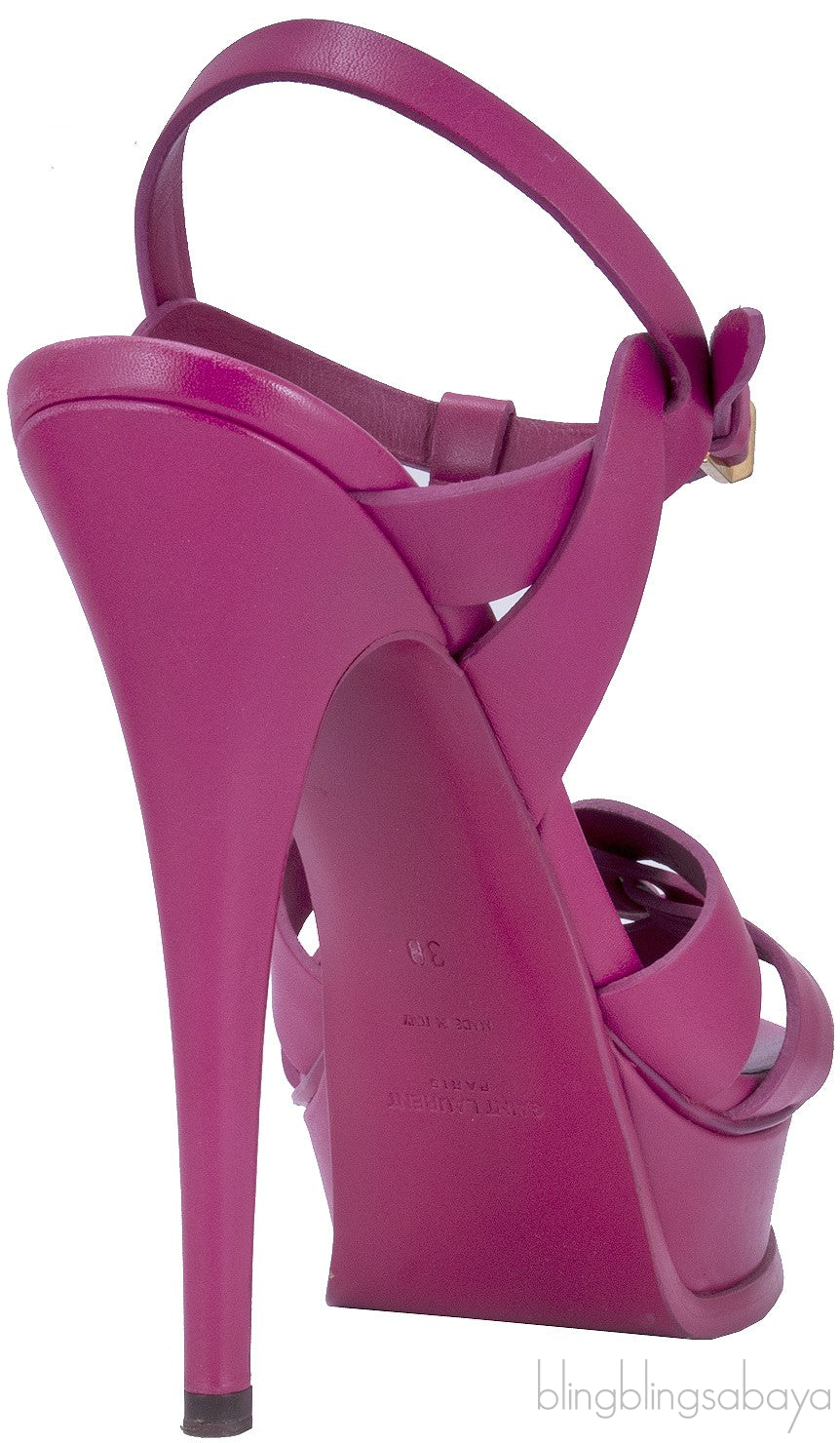 Fuschia Matte Tribute Sandals