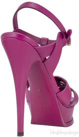 Fuschia Matte Tribute Sandals