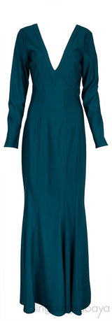 Green Longsleeve Mermaid Dress