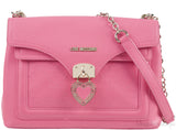 Pink Flap Shoulder Bag