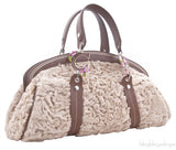 Persian Lamb Fur Satchel Handbag