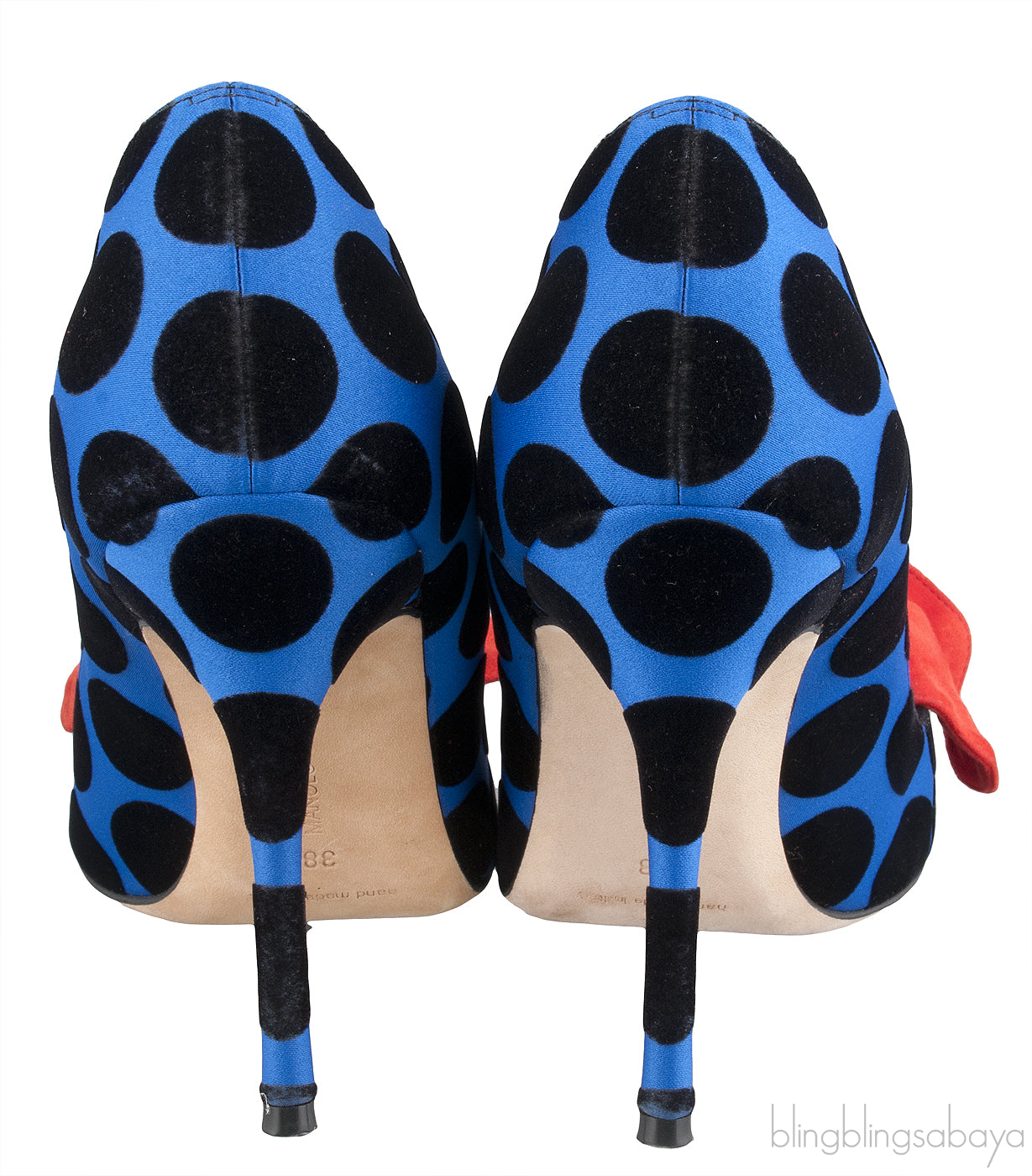 Tri-color Polka Dot Heels
