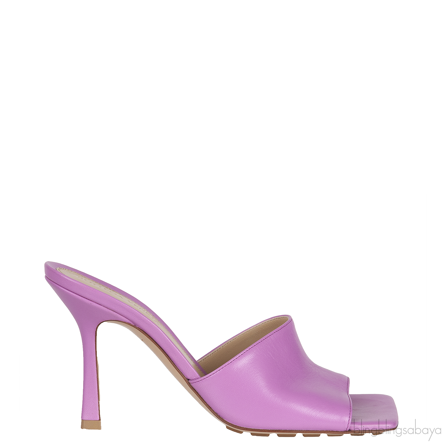 Bottega Veneta Purple Stretch Leather Sandals