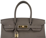 Birkin 30 Taupe Togo GHW