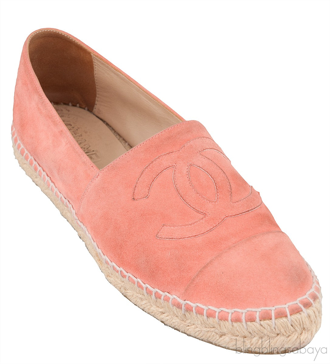Coral Suede CC Cap Toe Espadrille