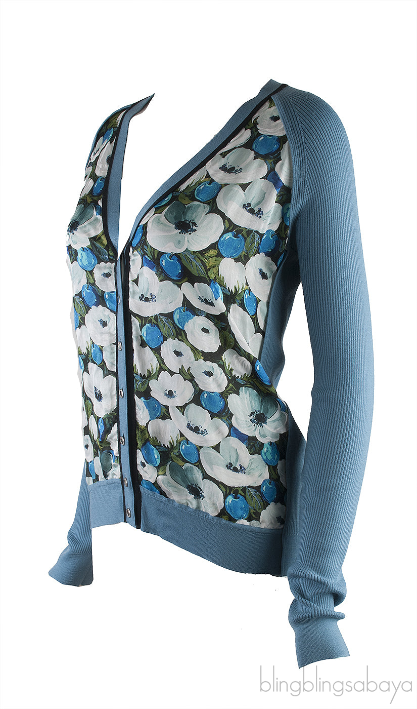 Floral Printed Cardigan