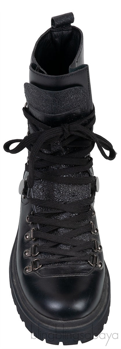 Black Berenice Combat Boots