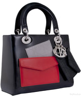 Lady Dior Black w/ Front Pocket*