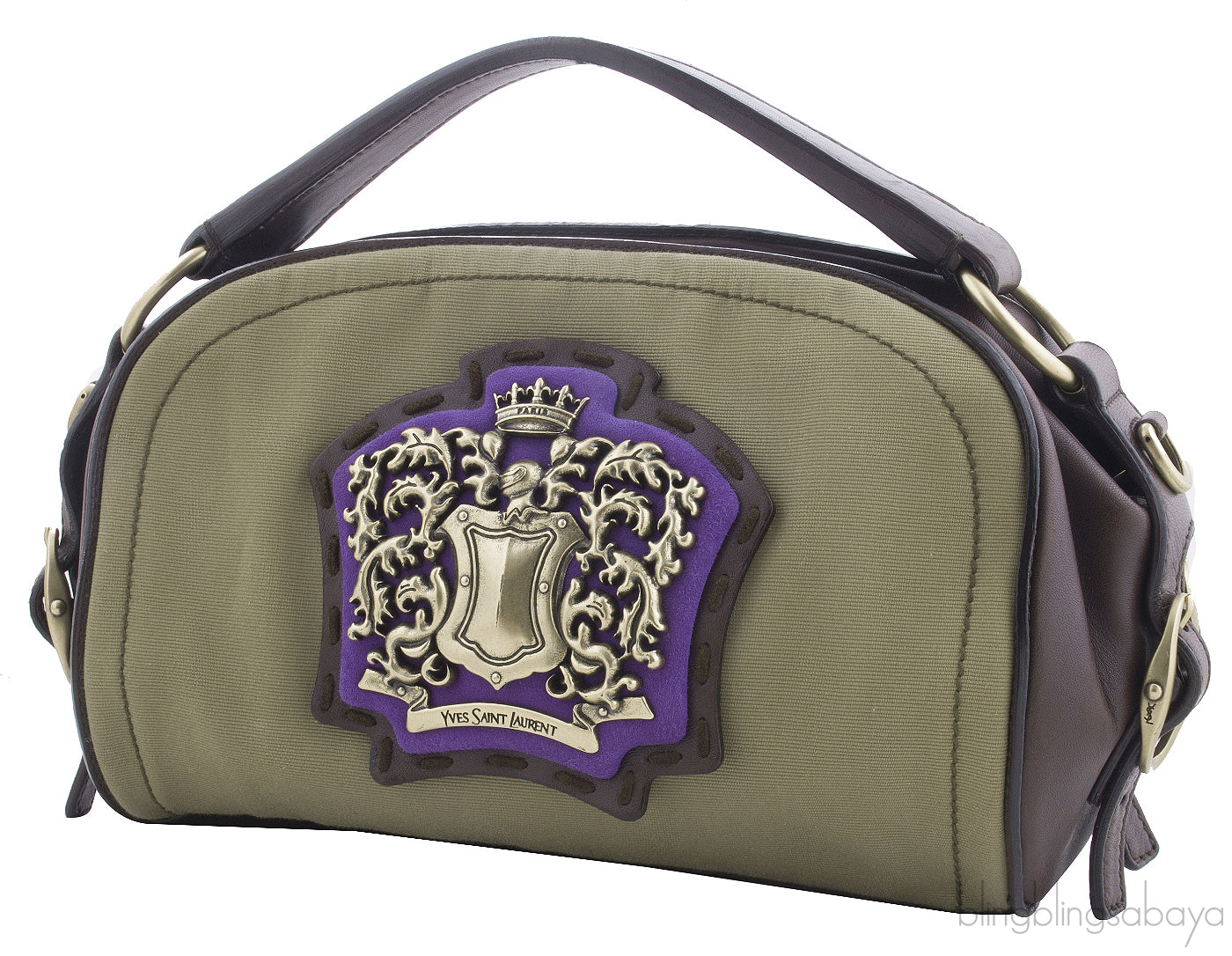 Textile Laiton Clutch*