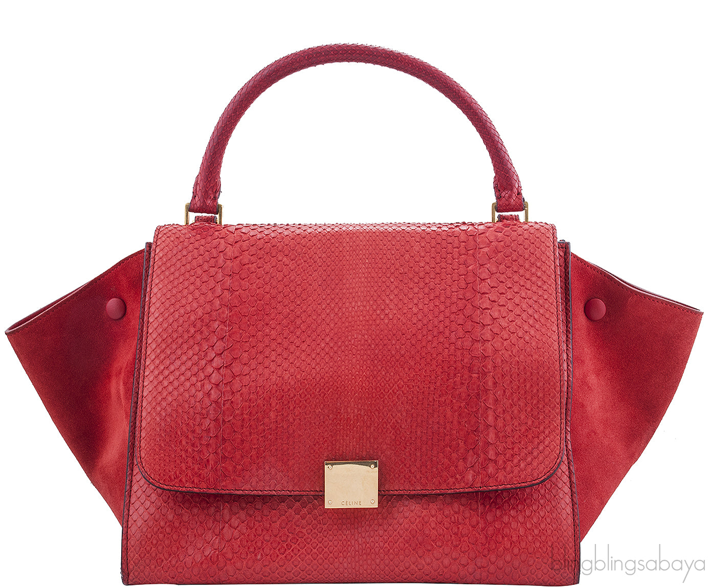 Trapeze Luggage Python Red*