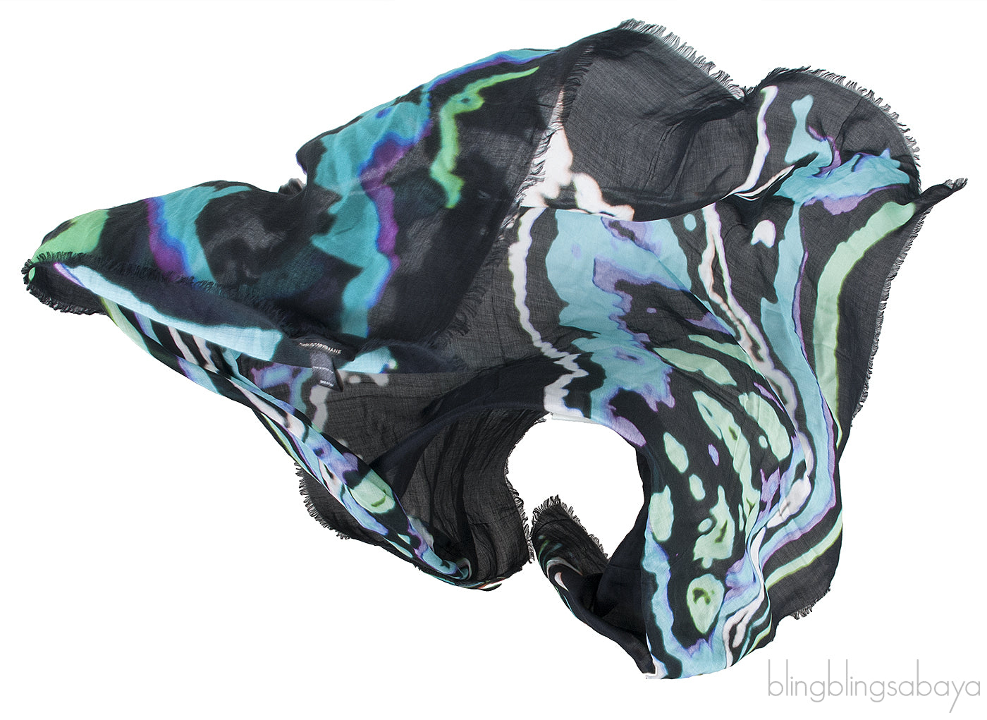 Abstract Print Multicolor Scarf