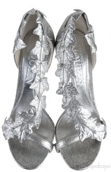 Silver Ivy Leaf Sandals