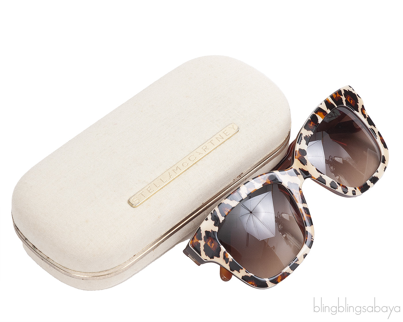 Stella McCartney Leopard Print 4039 Sunglasses