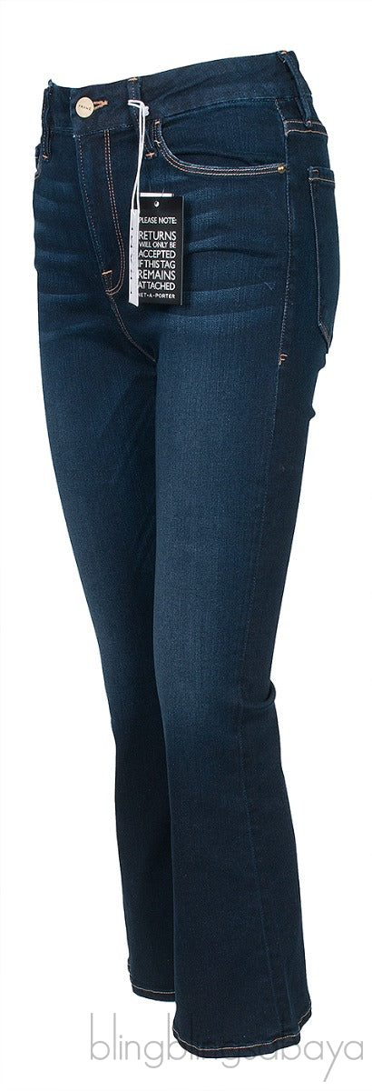 Le Crop Mini Boot Denim
