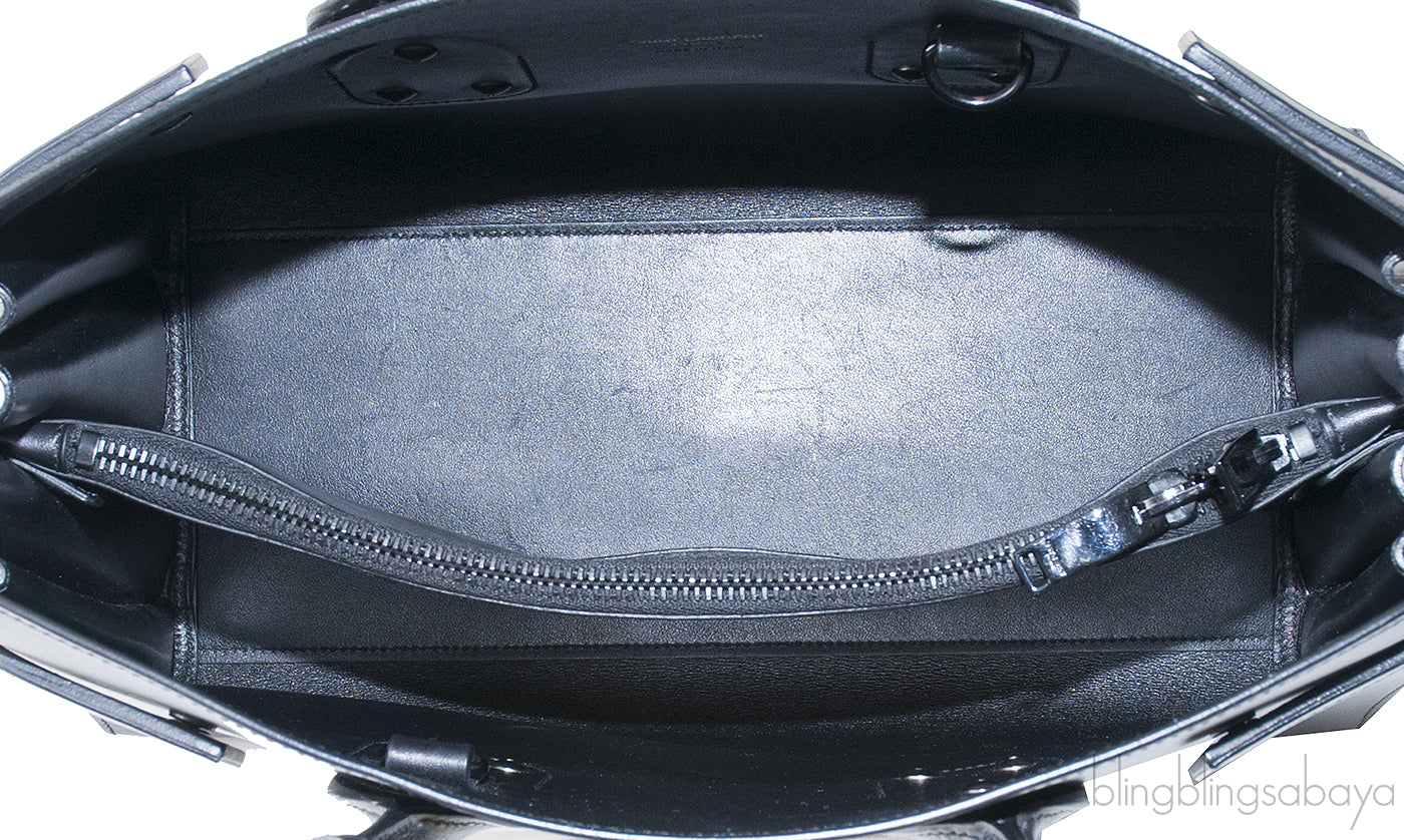 So Black Small Tenax Sac de Jour Tote Bag