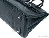 Hermes Birkin 25 Vert Cypress Matte Alligator PHW