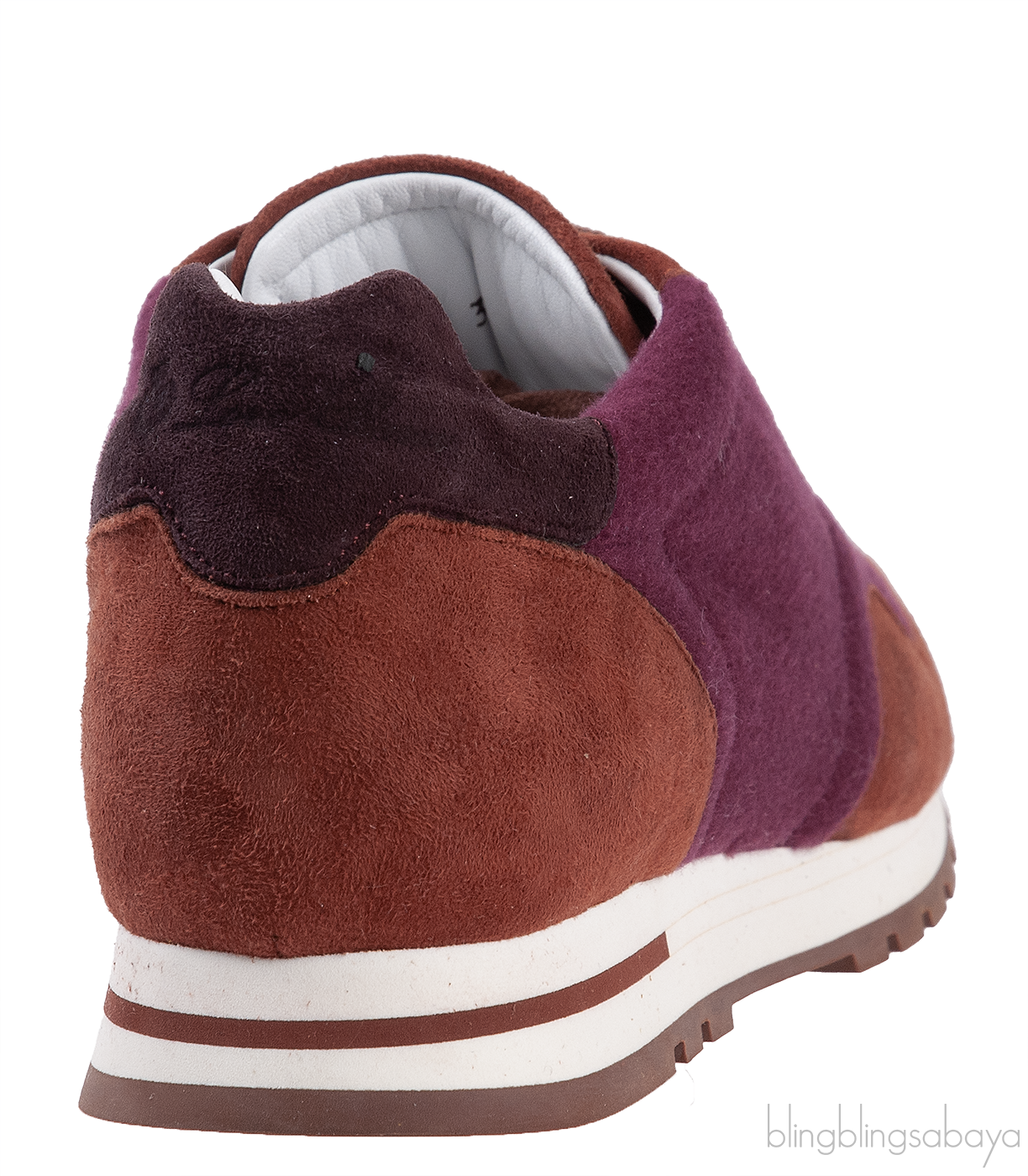 Loro Piana My Wind Tri-color Cashmere Suede Leather Sneaker