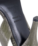 Night 90 Lizard Slingback Heels