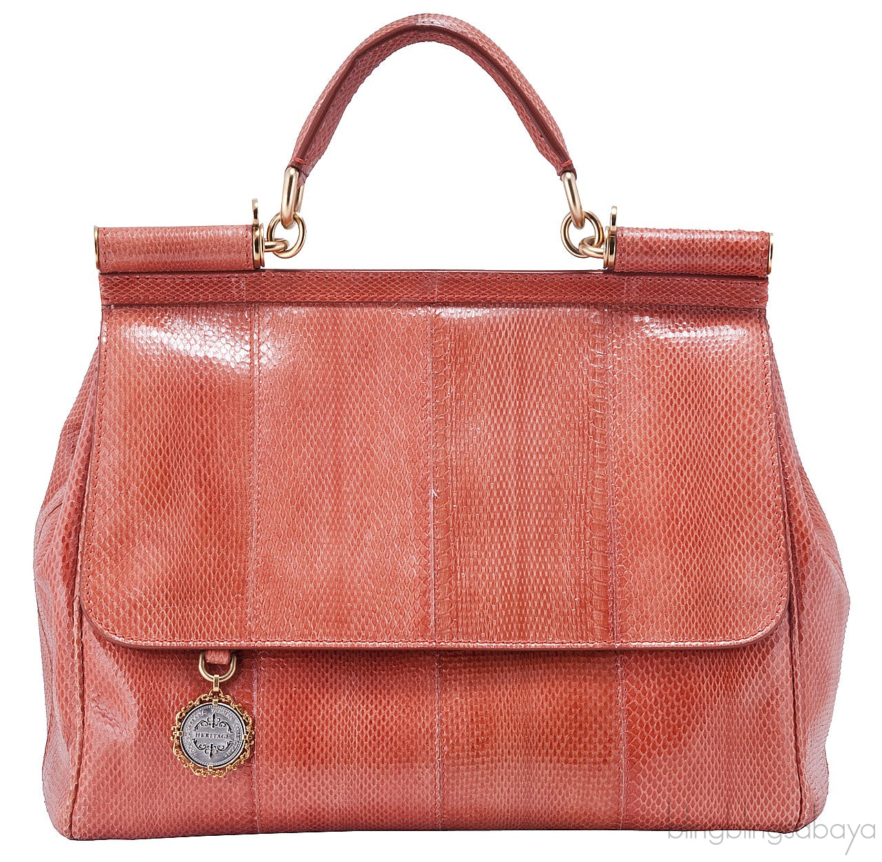 Snakeskin Miss Sicily Orange