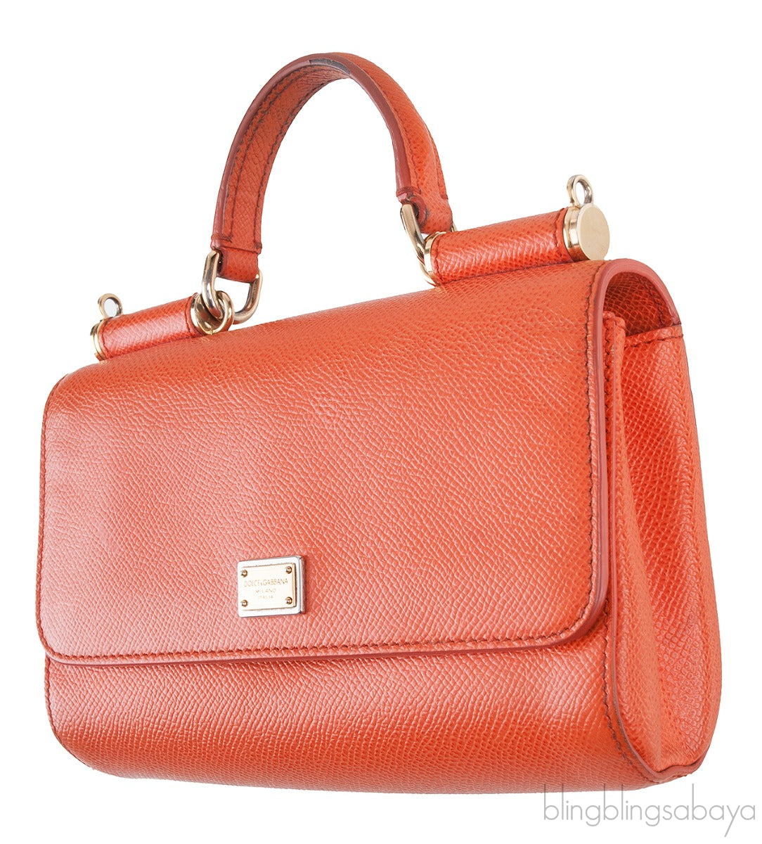 Orange Dauphine Mini Bag