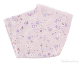 Pink Monogram Print Stole