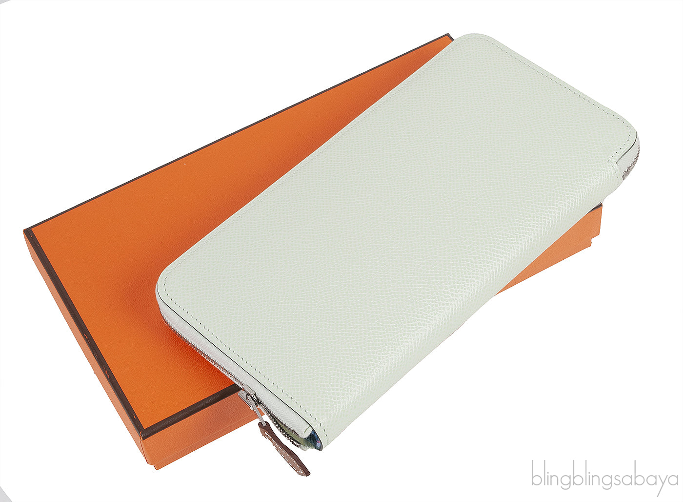 Vert Fizz Silk\'In Classique Long Wallet