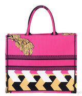 Large Dior Book Tote Pink