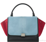 Trapeze Luggage Tri-color Pony Hair*
