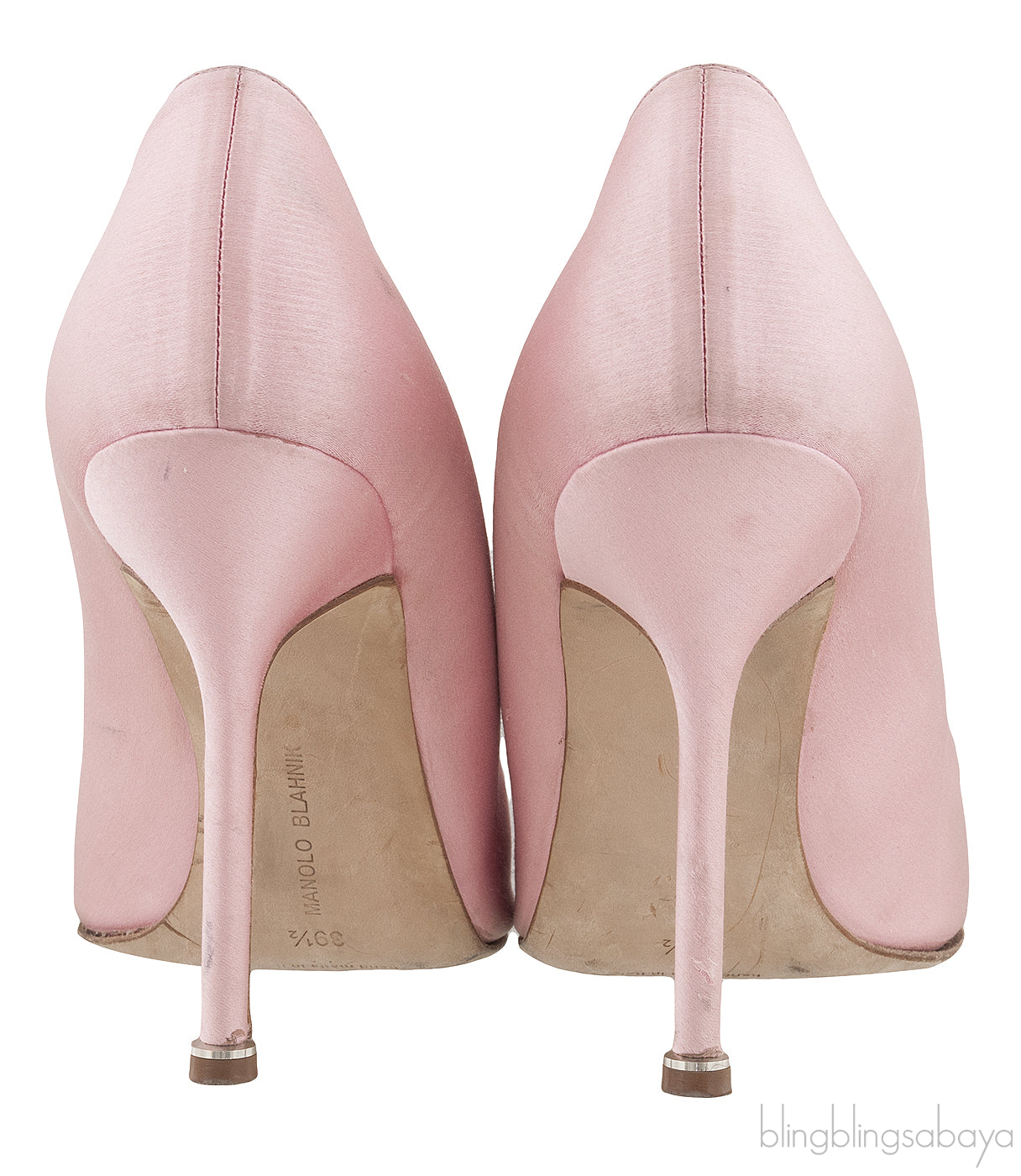 Baby Pink Satin Hangisi Pump