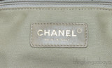 Blue Patent Puzzle Quilted Flap Bag