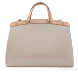 Brea MM Monogram Vernis W Corail