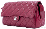 Red Quilted Cosmetic Pouch
