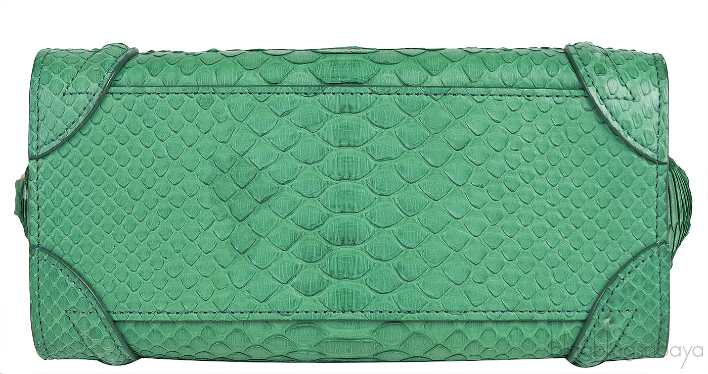 Green Python Nano Luggage