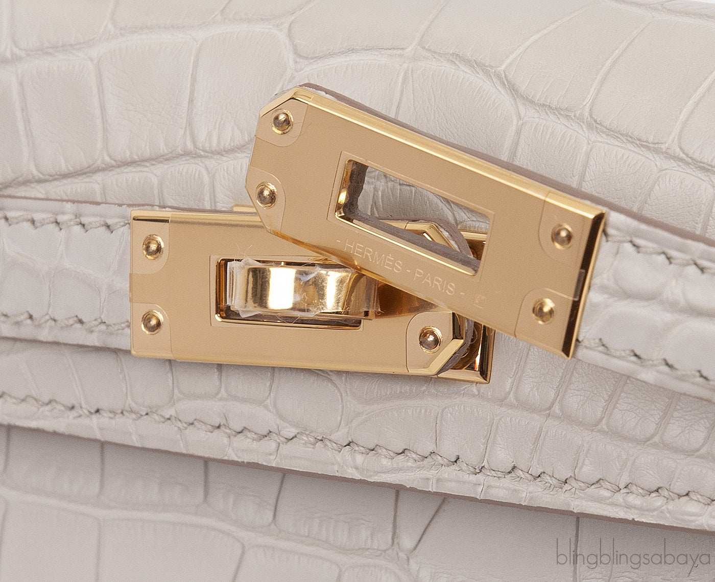 Kelly 20 Alligator Matte Beton GHW