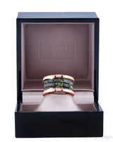 B.Zero1 Rose Gold Marble Ring