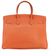 Birkin 35 Orange Togo GHW