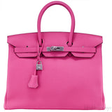 Birkin 35 Rose Lipstick Togo