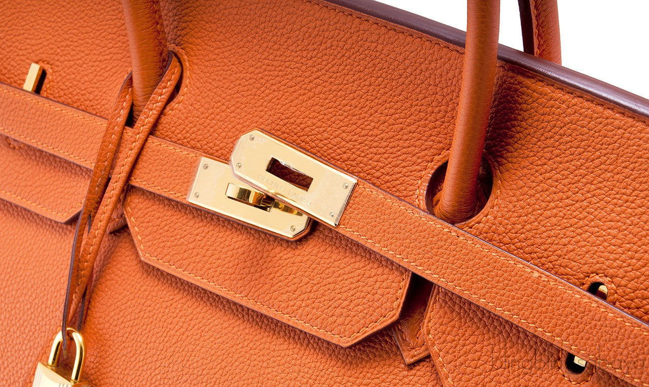 Birkin 40 Orange Togo GHW
