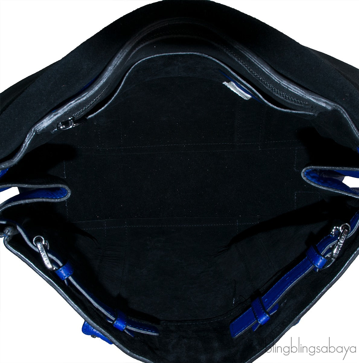 Mulberry Bayswater Blue Top Handle Bag