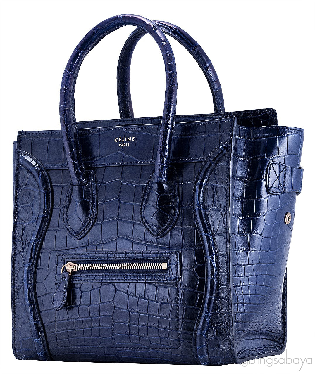 Micro Alligator Luggage Tote