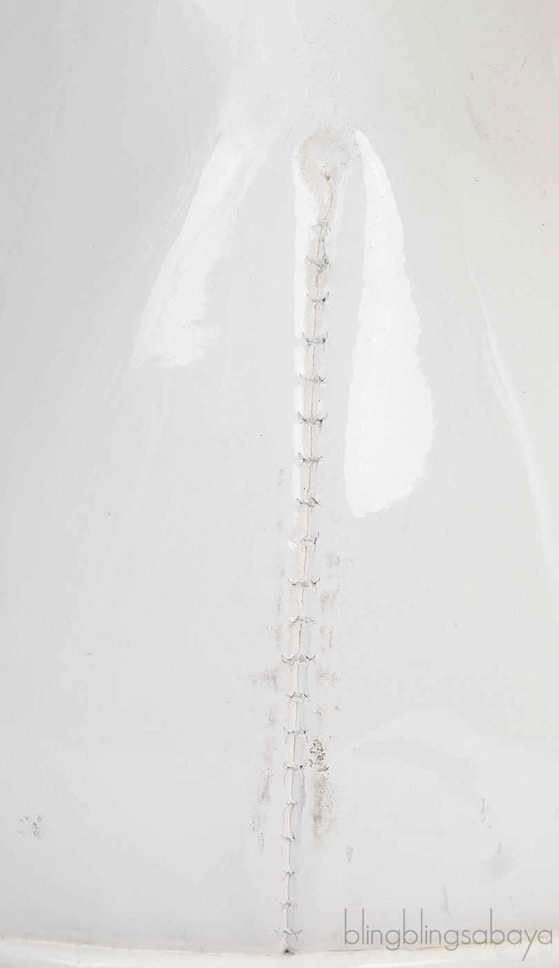 Christian Louboutin White Patent Leather Peep toe Pump