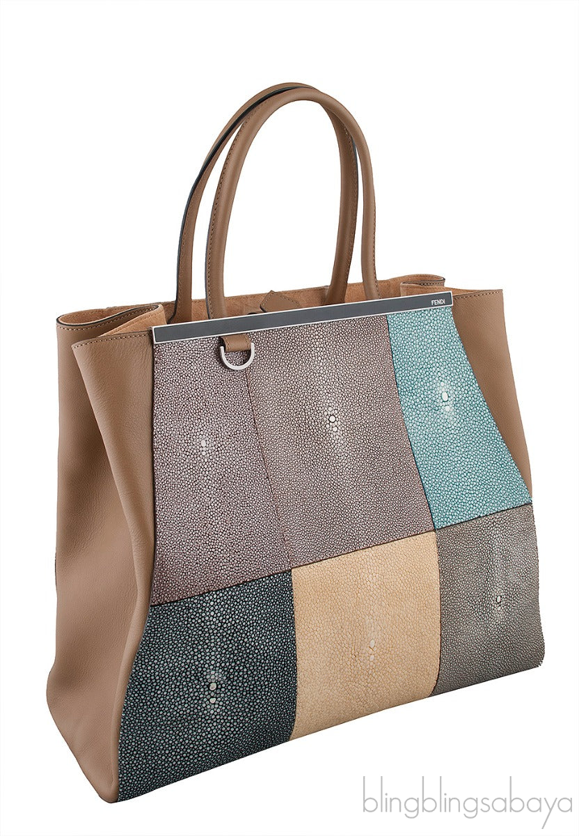 2Jours Stingray Tote Bag Large
