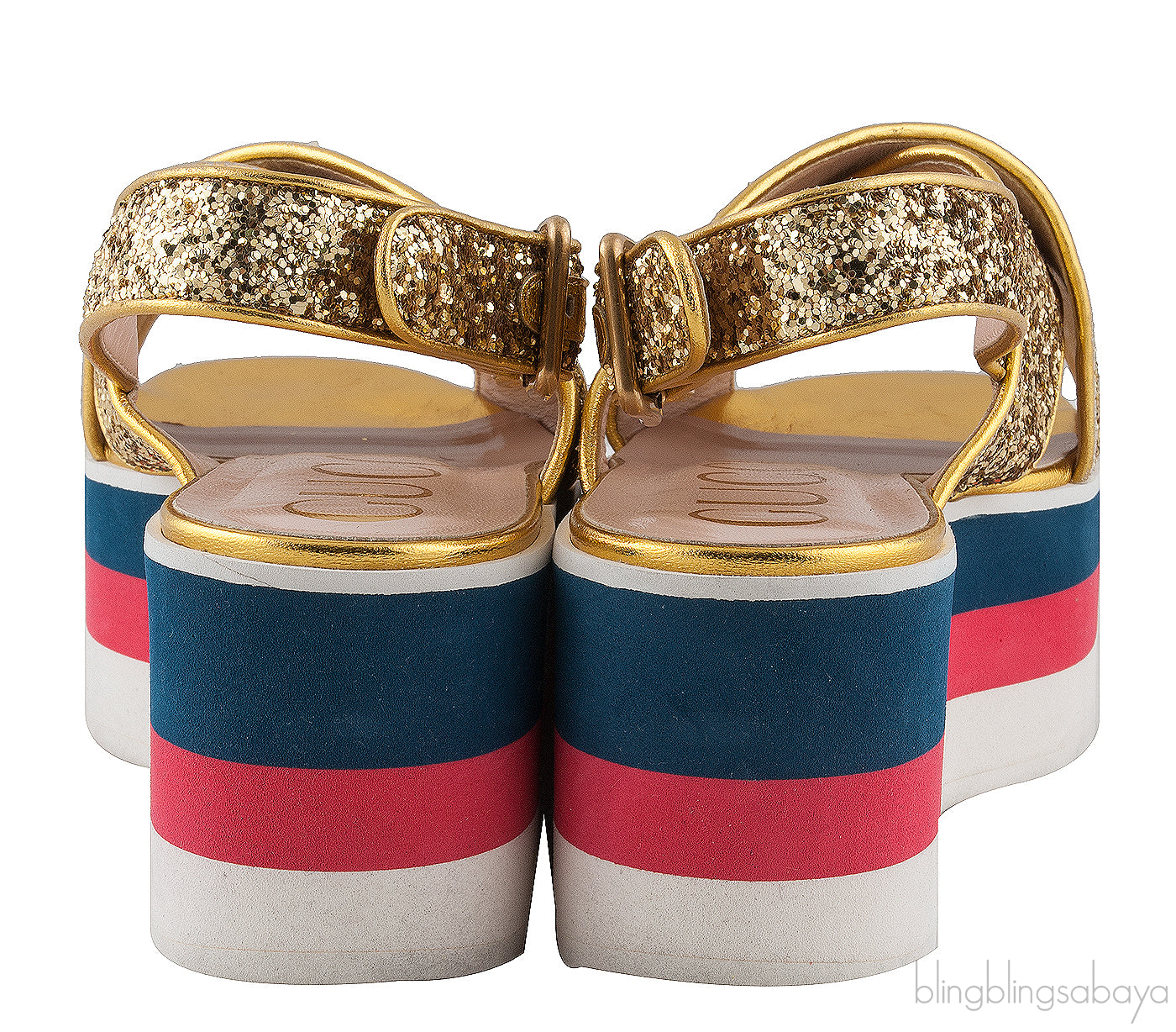 Peggy Glitter Platform Sandals