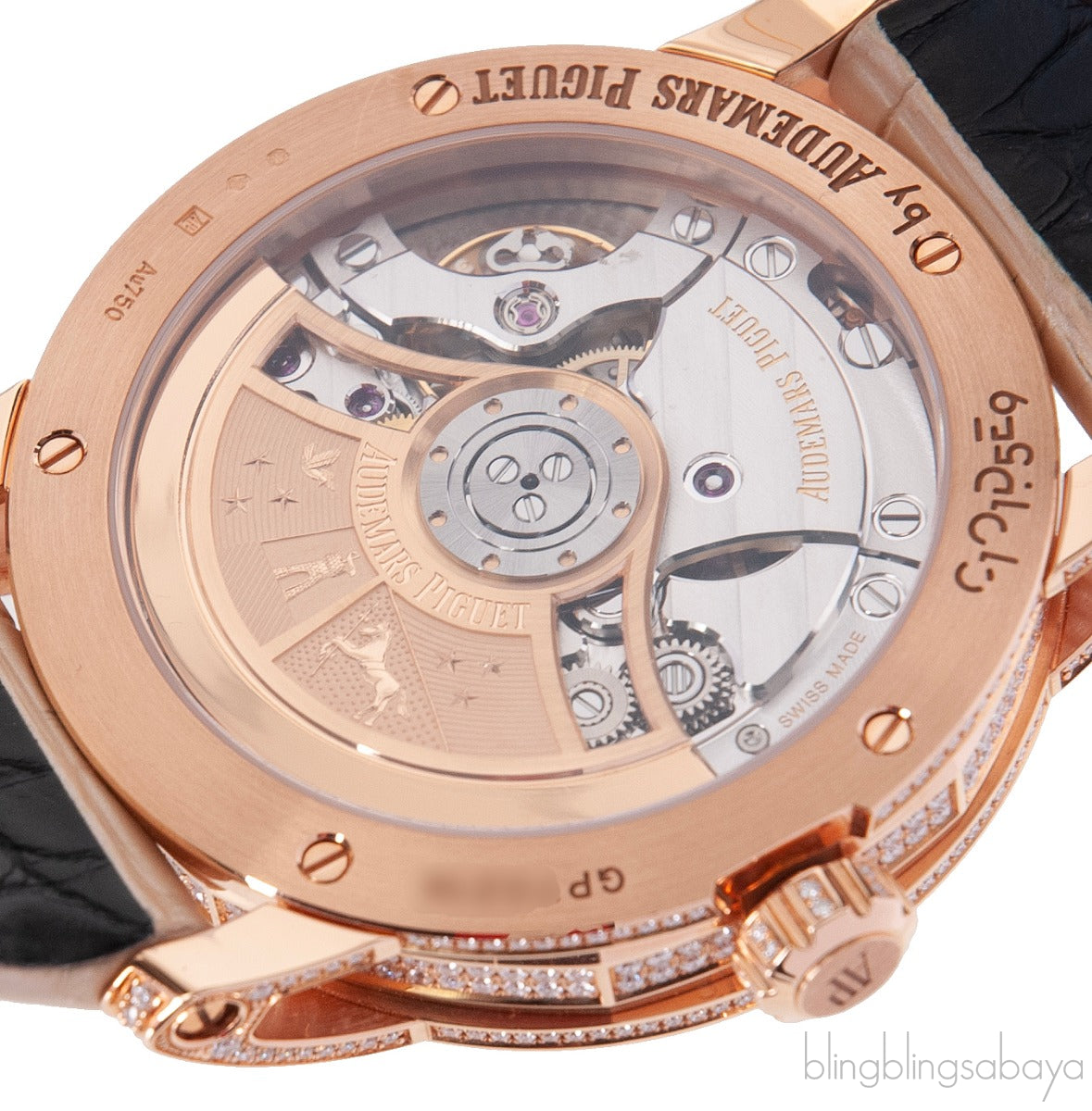 Pink Gold Diamond 41 mm Ladies Watch