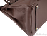 Birkin 35 Choco Brown Togo GHW