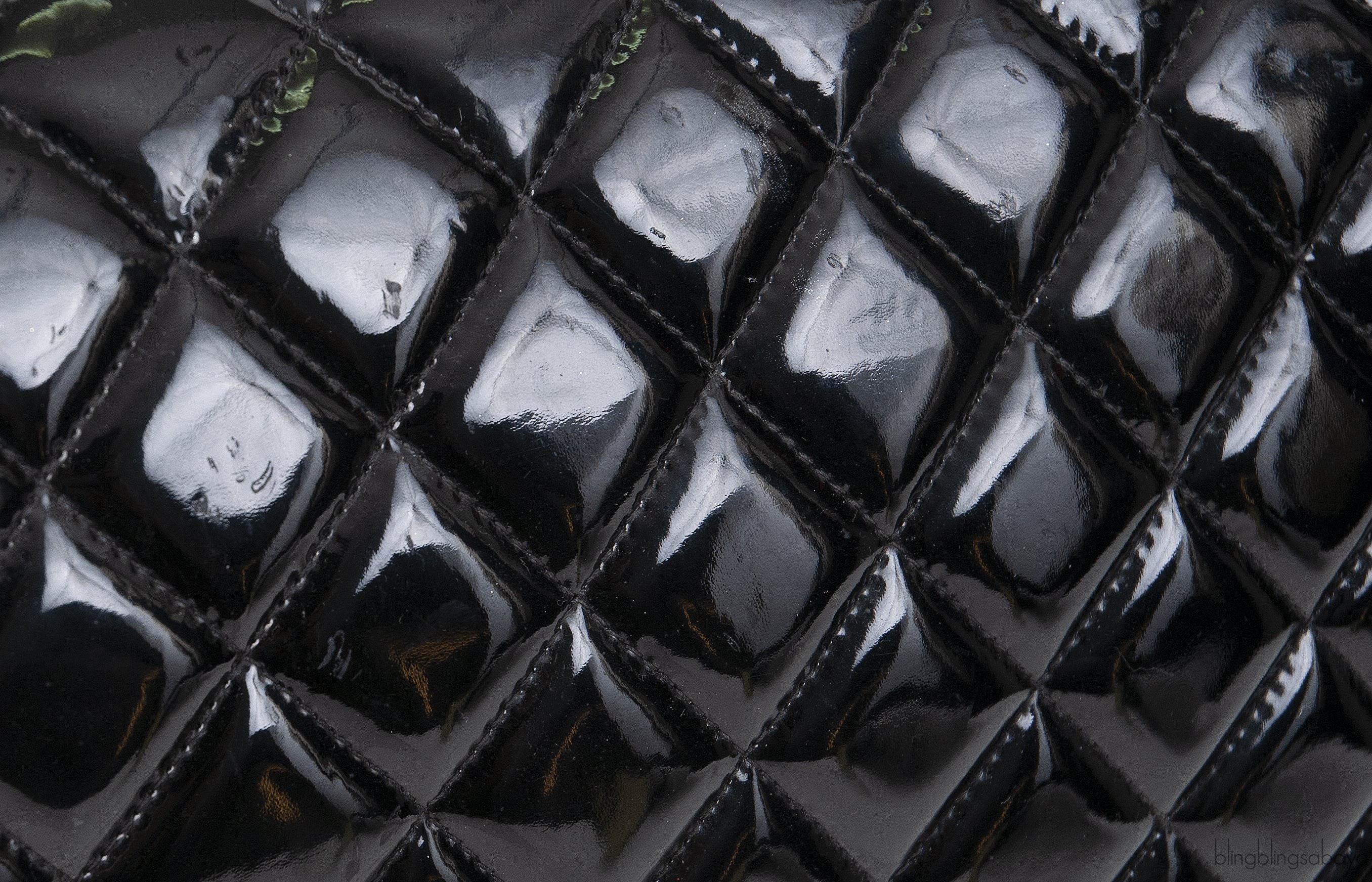Chanel Black Patent Maxi Double Flap Quilted Bag
